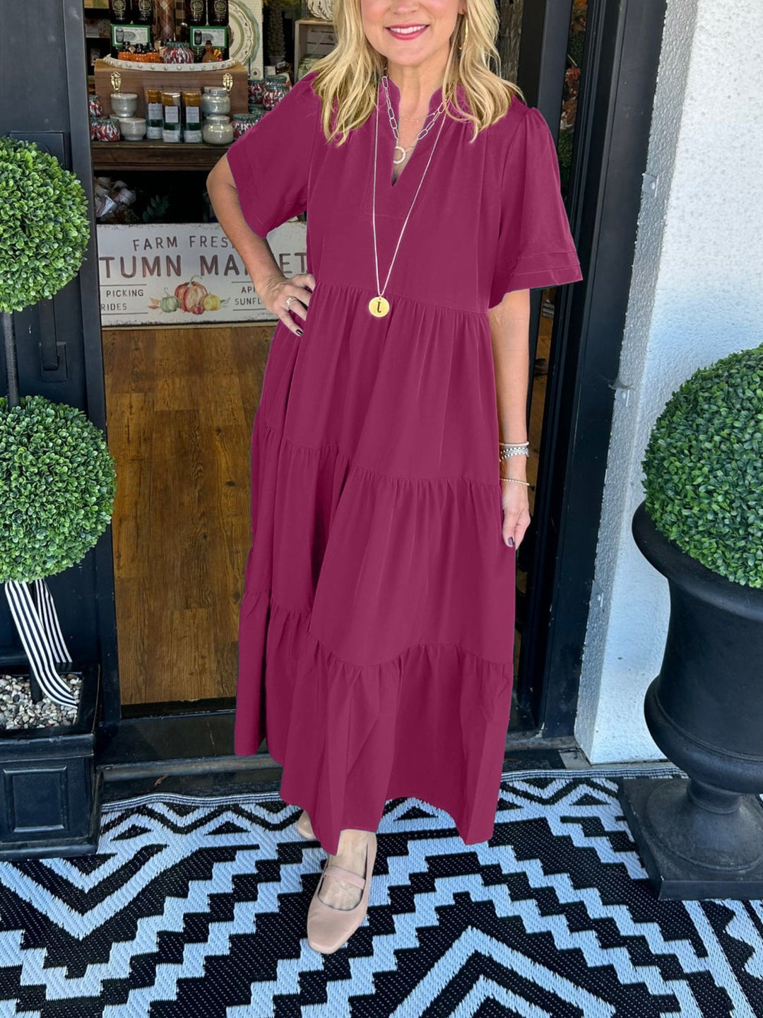 Elle | Graceful Tiered Midi