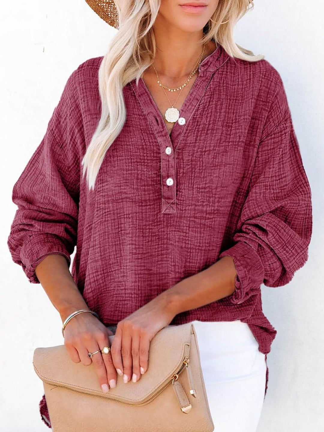 Jena | Chic Button Blouse