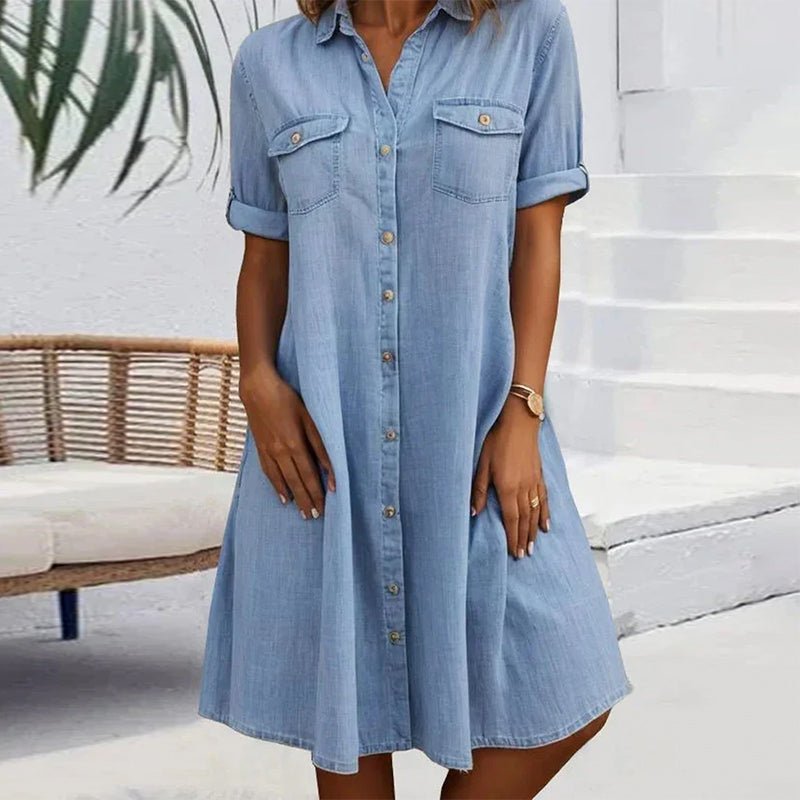 Kaylie | Chic Buttoned Dress