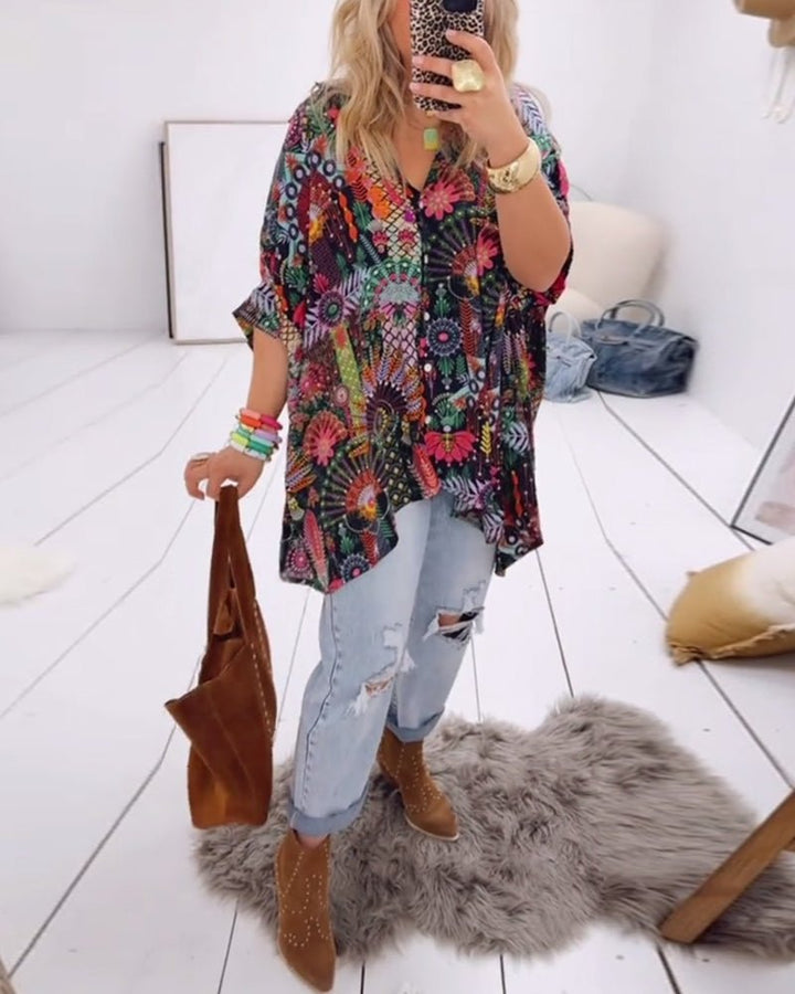 Linda | Chic Printed Blouse