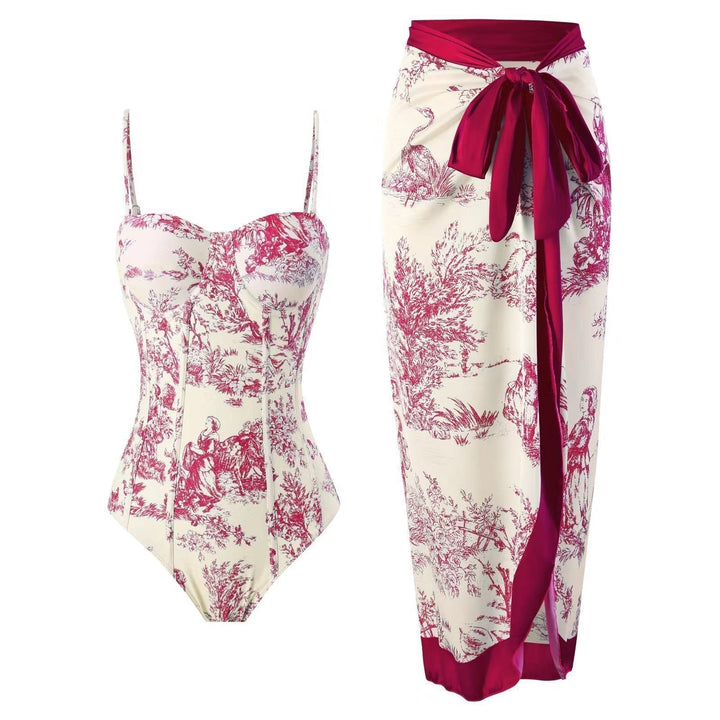Shaila | Elegant Printed Swim Set