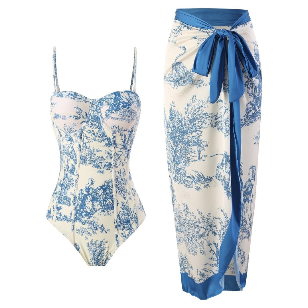 Shaila | Elegant Printed Swim Set