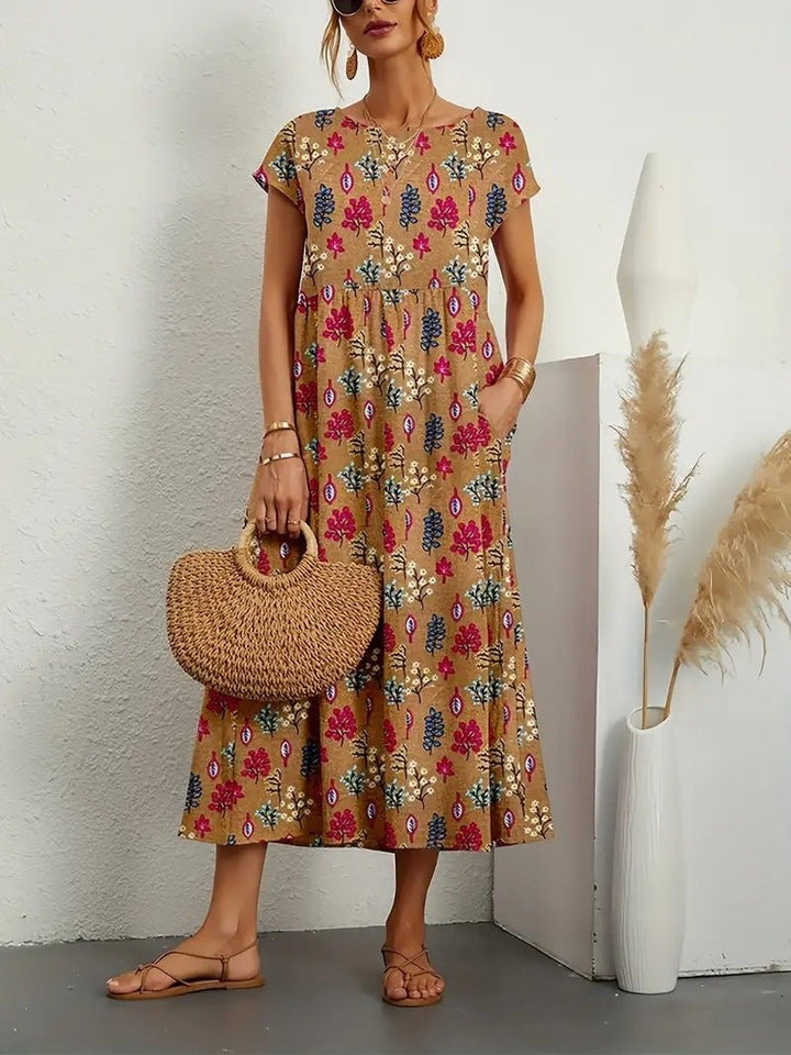 Halle | Timeless Floral Dress