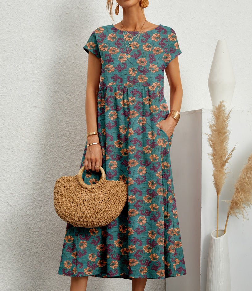 Halle | Timeless Floral Dress