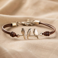 VINTAGE BIRD ROPE BRACELET