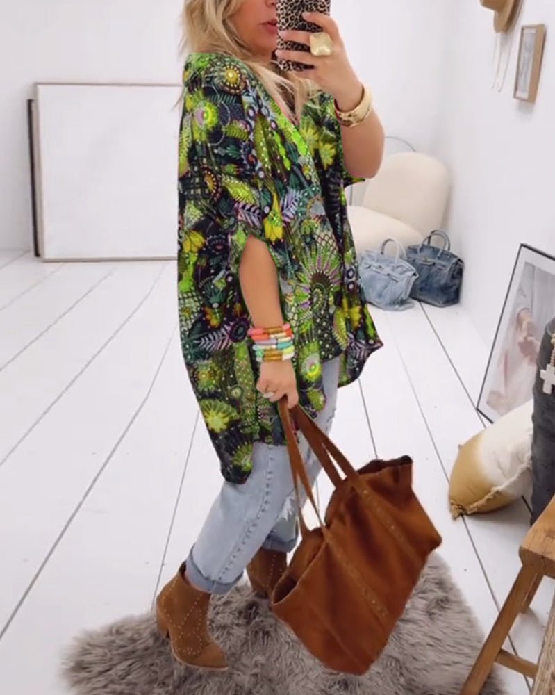 Linda | Chic Printed Blouse