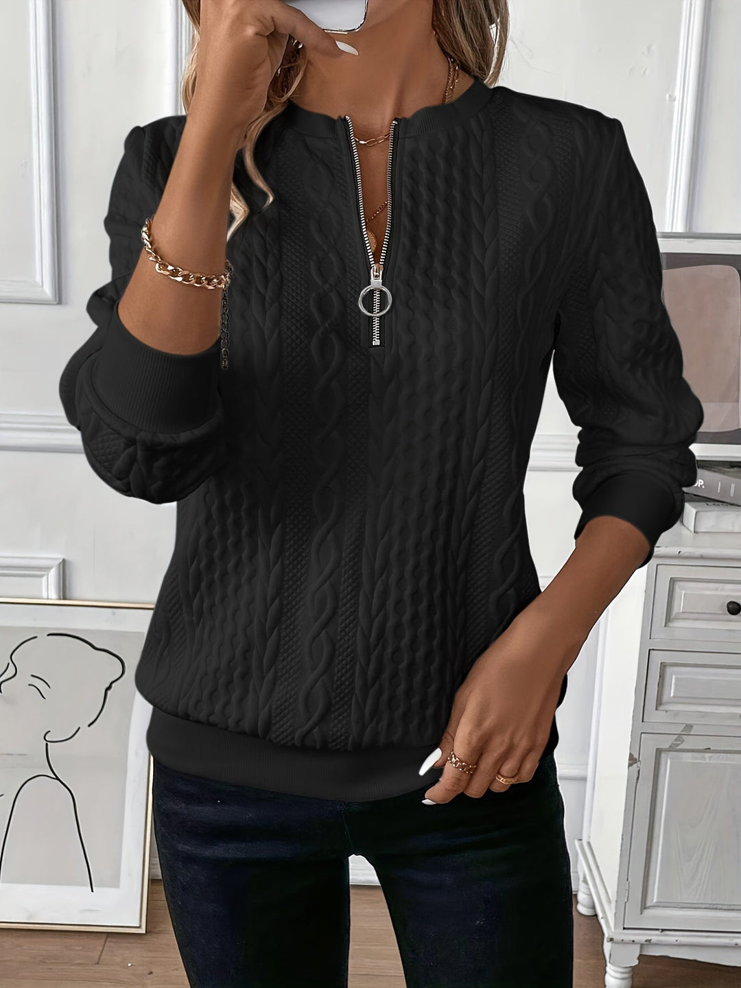 Karen | Chic Textured Pullover