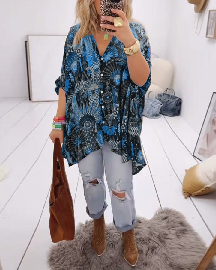 Linda | Chic Printed Blouse
