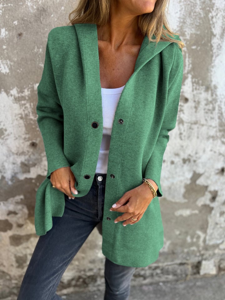 Mich | Buttoned Hooded Jacket