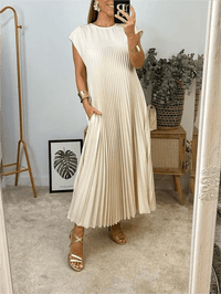 Sandra | Pleated Elegant Dress