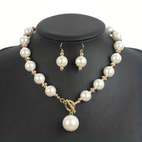 VALENCIA | CHUNKY PEARL NECKLACE SET