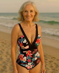 Janet - Chic Floral One-Piece