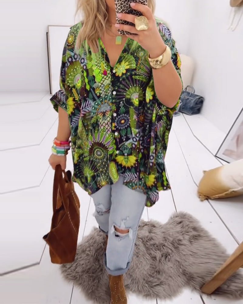 Linda | Chic Printed Blouse