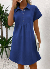 Amber | Chic Collared Batwing Midi