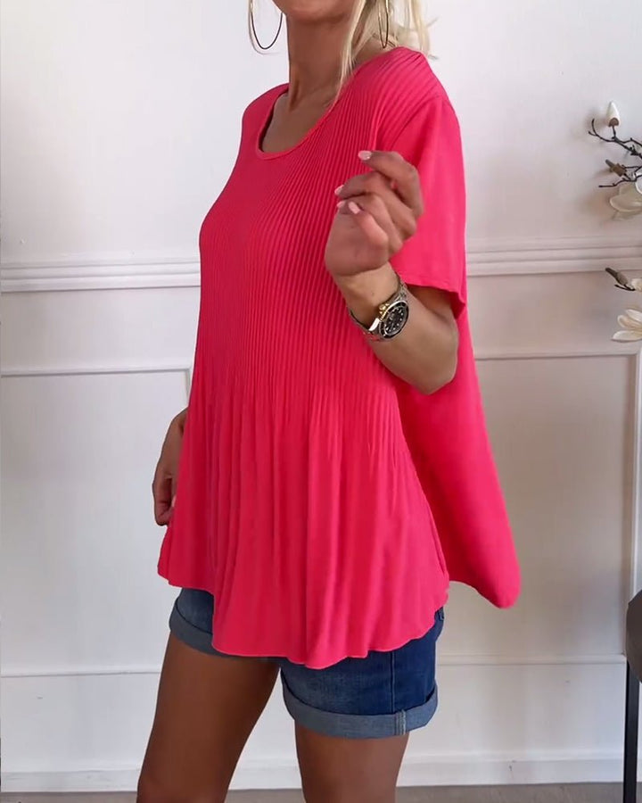 Hera | Pleated Elegance Blouse
