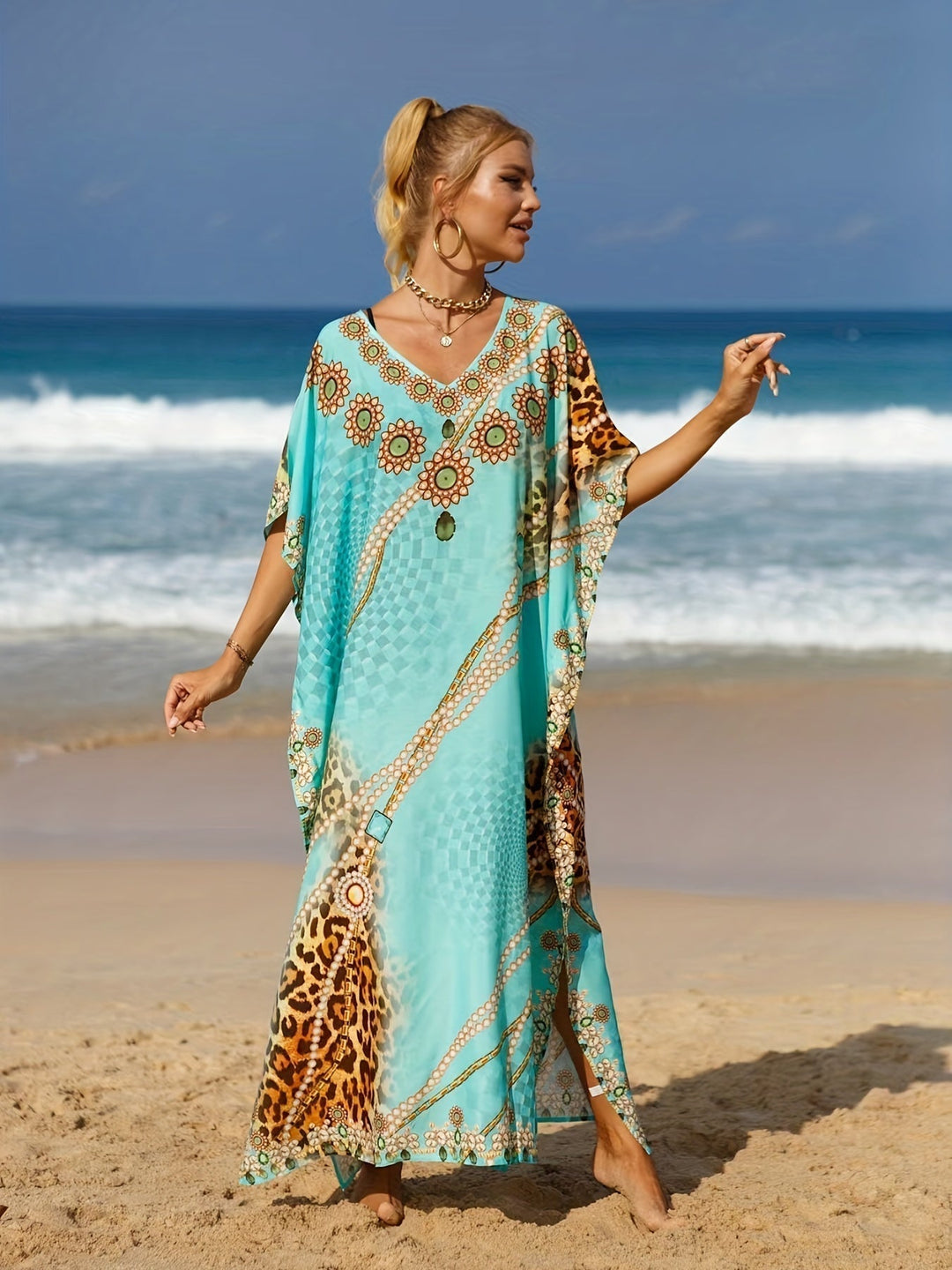 Faye | Radiant Beach Kaftan
