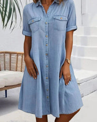 Kaylie | Chic Buttoned Dress