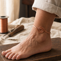 MAYA | COIL COPPER ANKLET