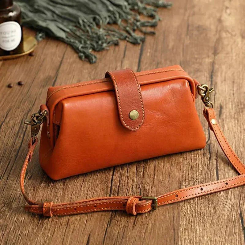 Eclipse Charm | Refined Leather Shoulder Bag