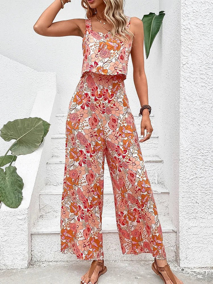 Nympha | Floral Wide-leg Jumpsuit