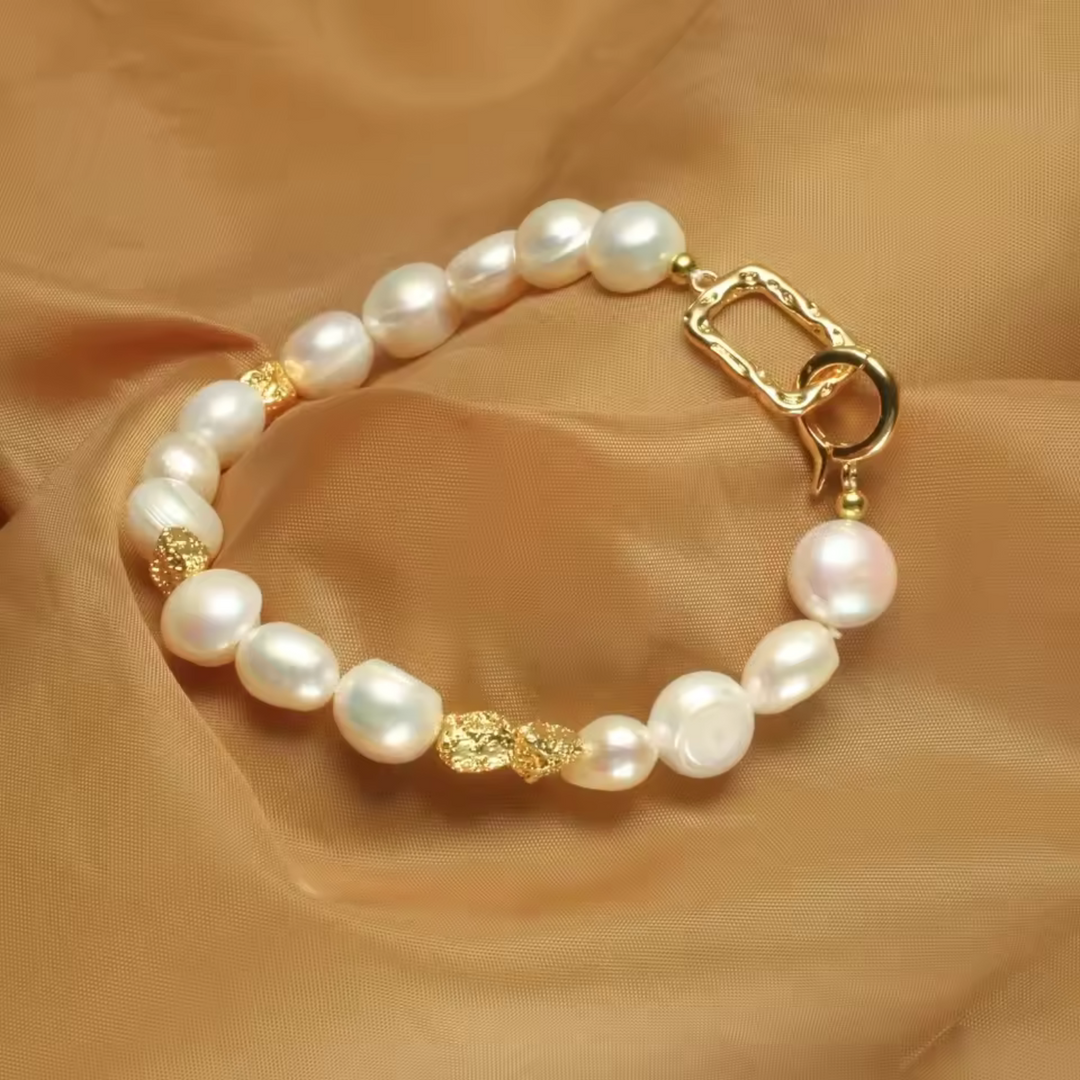 ISADORA | ELEGANT BAROQUE PEARLS BRACELET