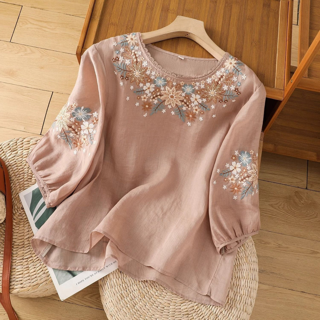 Ellin | Petal Stitch Blouse