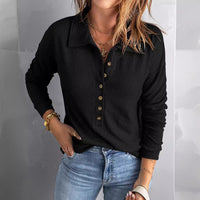 Tindra | Chic Button Longsleeve
