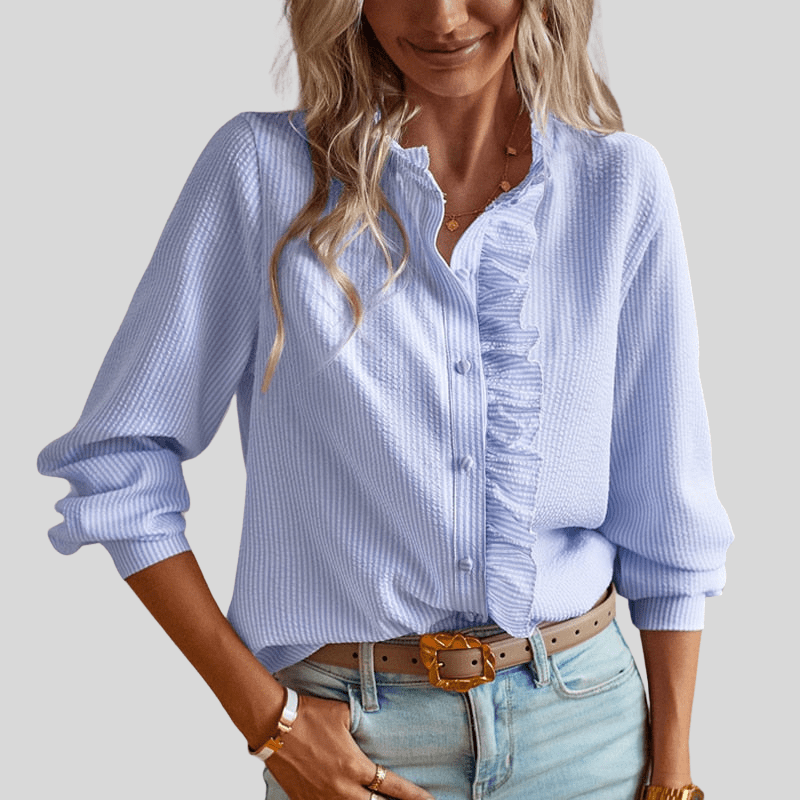 Alina | Elegant Ruffle Blouse