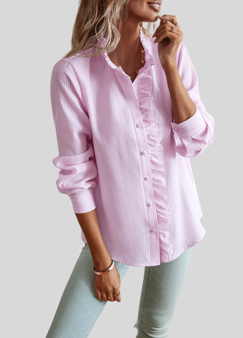 Alina | Elegant Ruffle Blouse