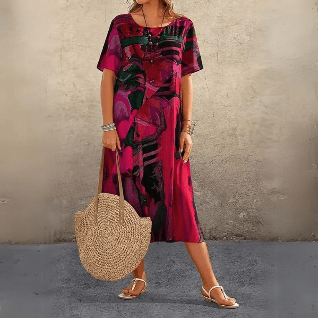 Yassina | Chic Printed Dress