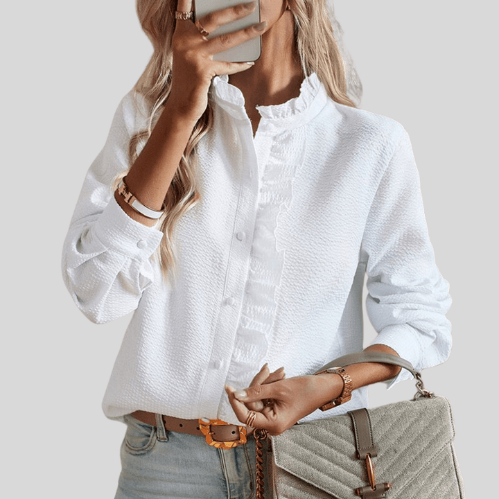 Alina | Elegant Ruffle Blouse