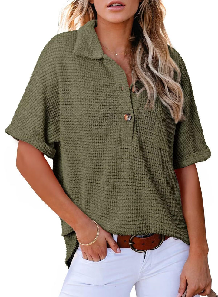 Solen | Waffle Knit  Shirts