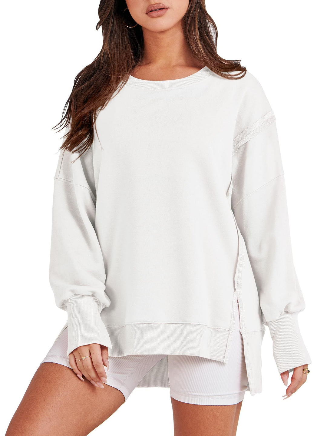 Rosie | Oversized Crew Neck Sweatshirt