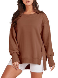 Rosie | Oversized Crew Neck Sweatshirt