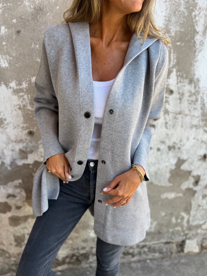 Mich | Buttoned Hooded Jacket