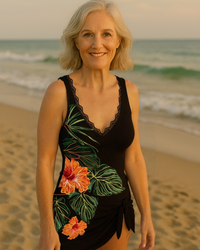 Carol - Floral Pattern Swim Tankini