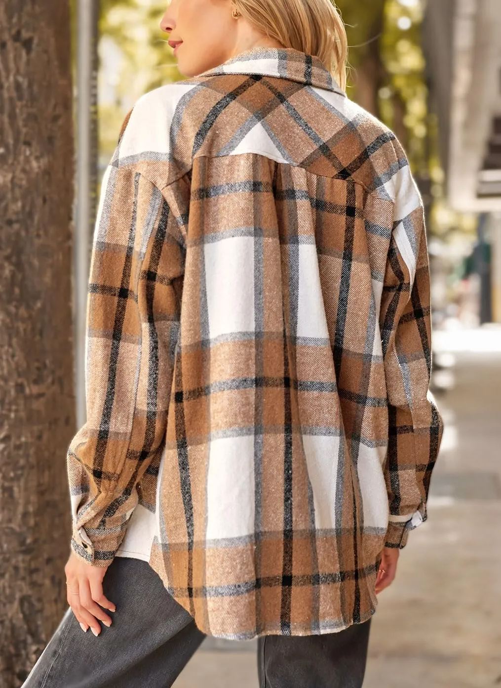 Leticia | cozy Plaid Shacket