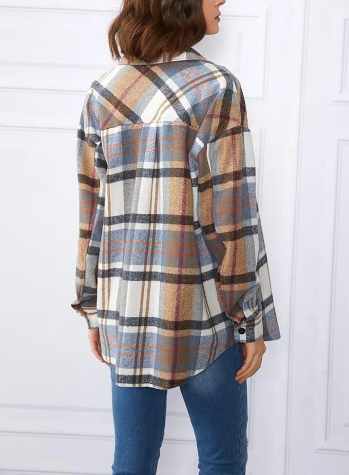 Leticia | cozy Plaid Shacket