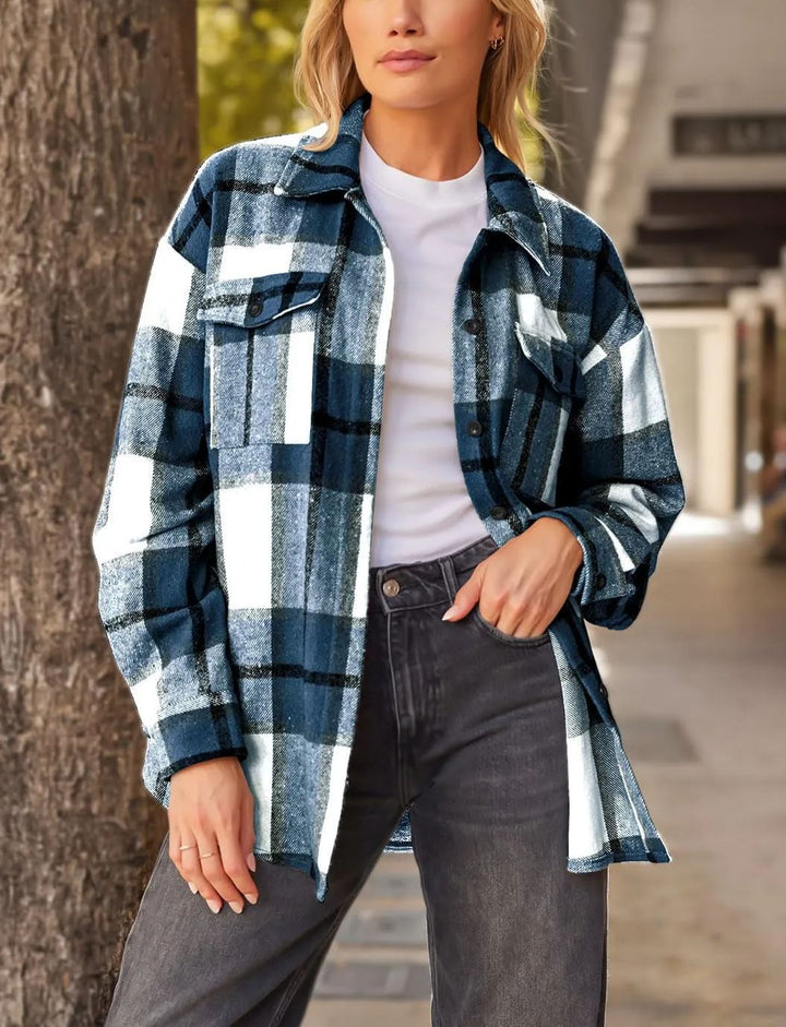 Leticia | cozy Plaid Shacket
