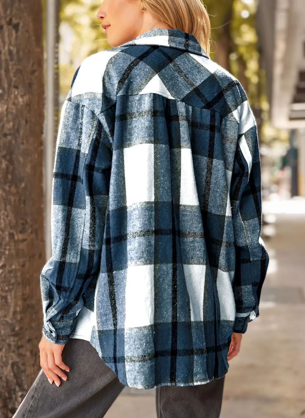 Leticia | cozy Plaid Shacket