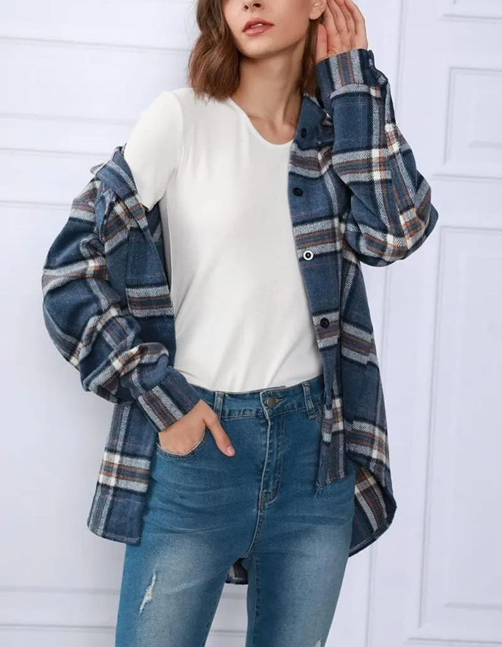 Leticia | cozy Plaid Shacket