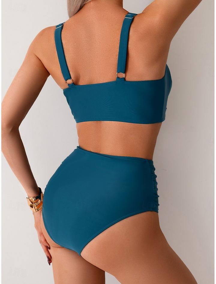 Shirley - Ruched Fabric Bikini
