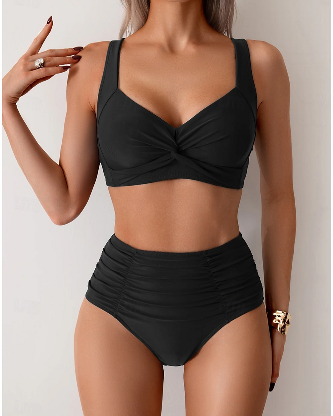 Nicole - Ruched Fabric Bikini