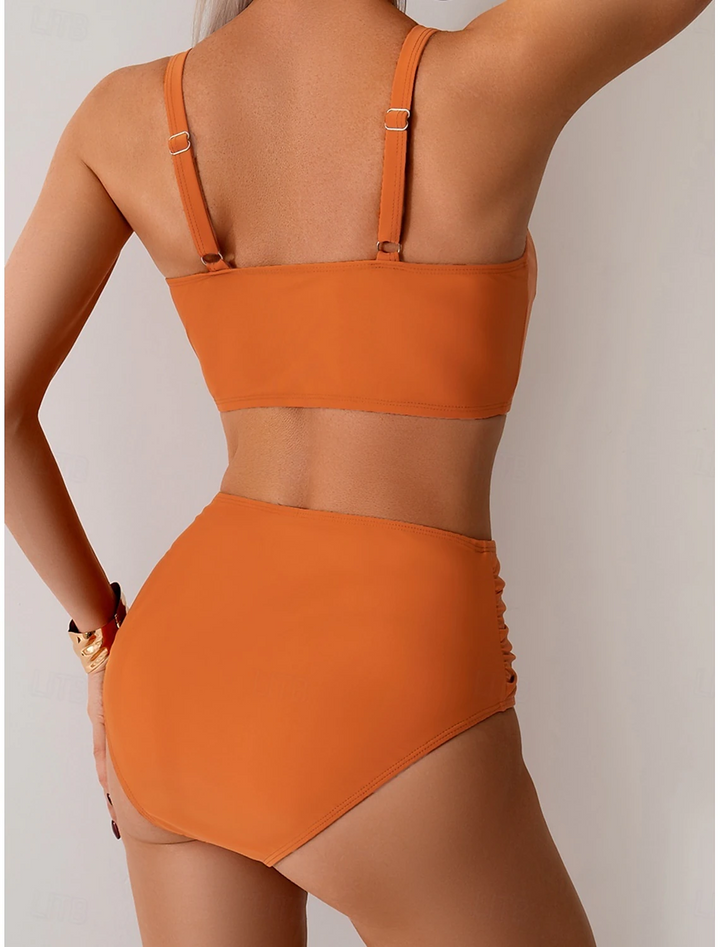 Nicole - Ruched Fabric Bikini