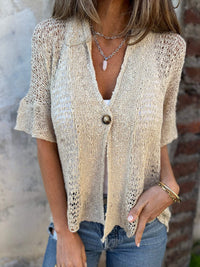Lavinia | Chic Textured Blouse