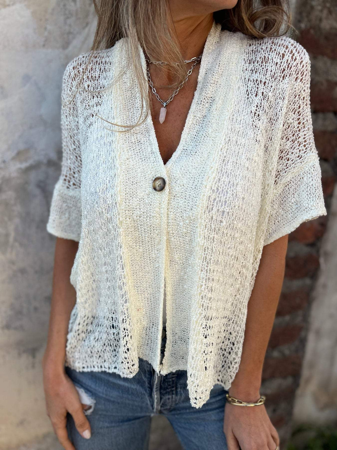 Lavinia | Chic Textured Blouse