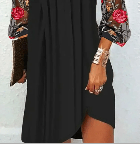 Neve | Timeless Sheer Sleeve Midi