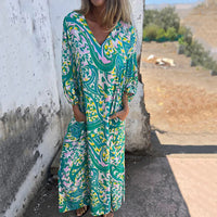 Hailey | Abstract Boho Maxi