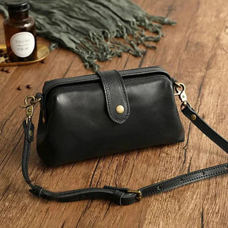 Eclipse Charm | Refined Leather Shoulder Bag